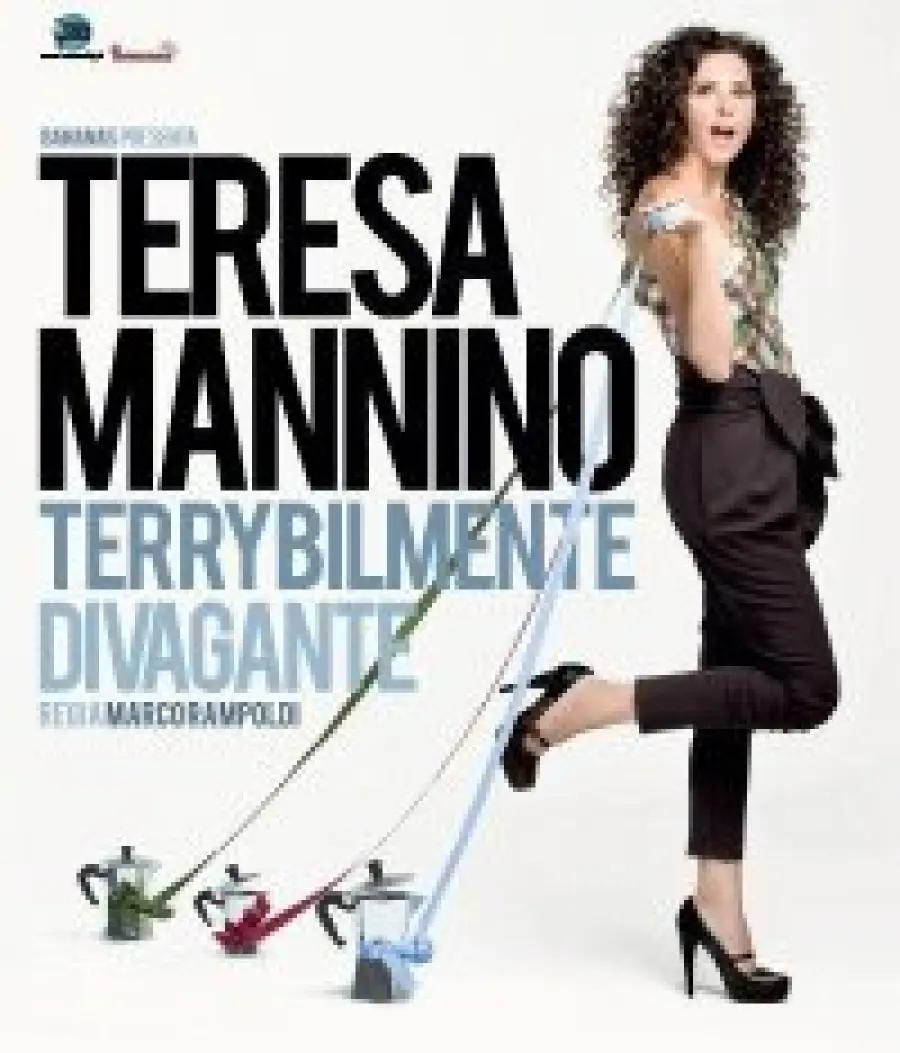 Tour 2011 Teresa Mannino a teatro: spettacolo Terrybilmente Divagante. Date Aprile e Maggio 2011