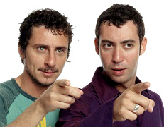 Luca e Paolo a teatro con 