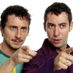 Luca e Paolo a teatro con 