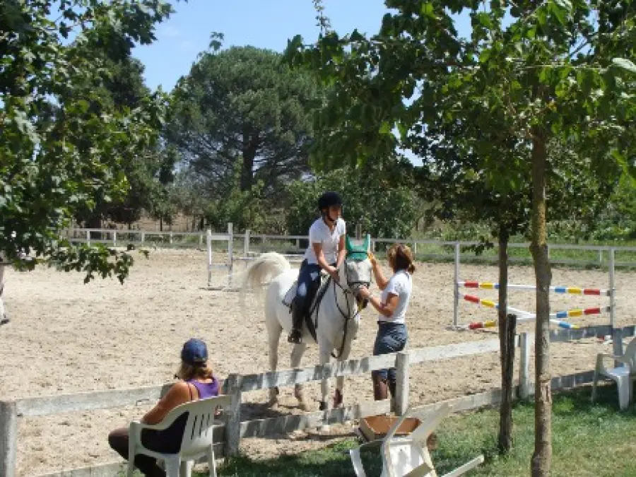 Lazio-Viterbo: agriturismo la Bicoca. Maneggio privato, due piscine all' aperto