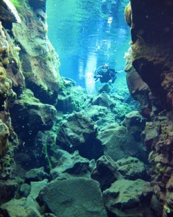 Islanda: immersioni nella faglia di Silfra. Lago Thingvallavath nel Parco Nazionale Thingvellir
