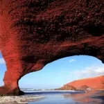 Marocco-spiaggia di Legzira: una delle spiagge più belle al mondo