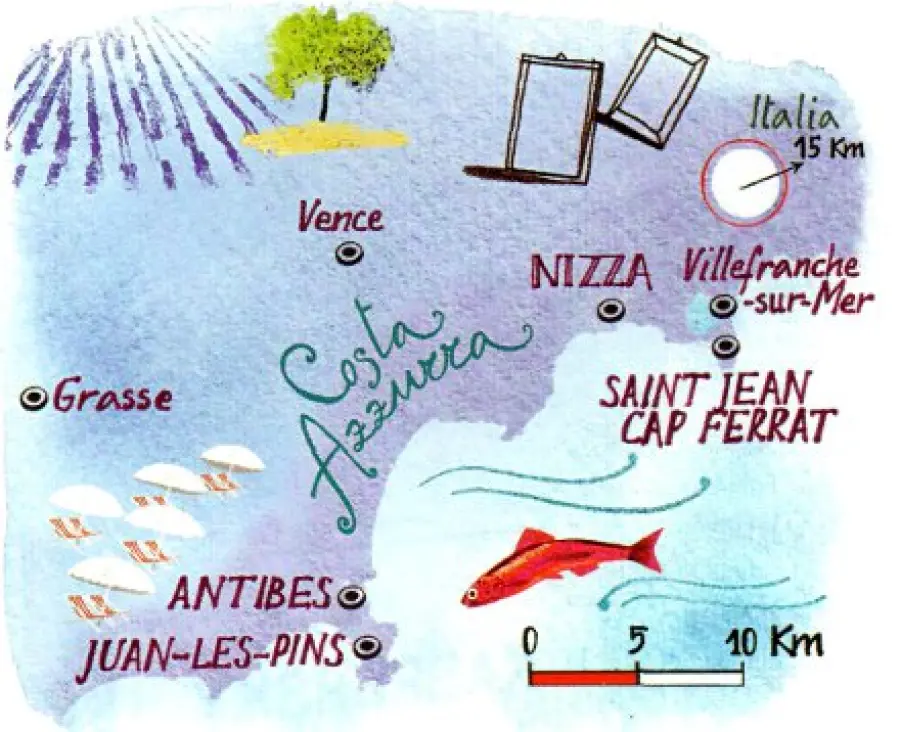 Provenza-Costa Azzurra: itinerario di viaggio da Cap Ferrat a Juan-les-Pins