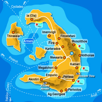 Santorini: ristoranti, locali, divertimento notturno e discoteche a Santorini. Vacanze isole Grecia